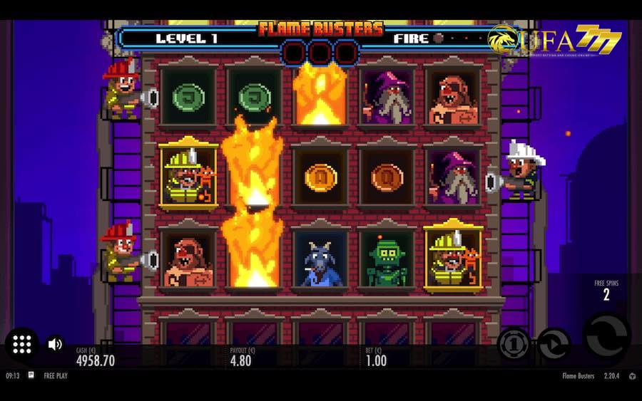 slot demo Flame Busters ค่าย Thunderkick